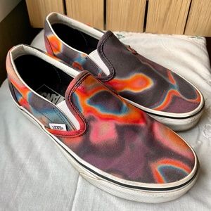 Slip On Vans Rare “Dark Aura” Skate Sneakers Men’s or Women’s, Unisex
